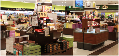 【ポイント1】広々とした売店でお買い物♪